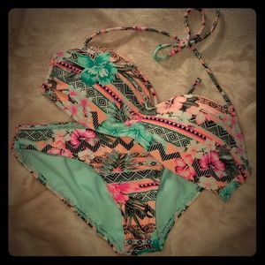 No Boundaries Floral printed Bikini